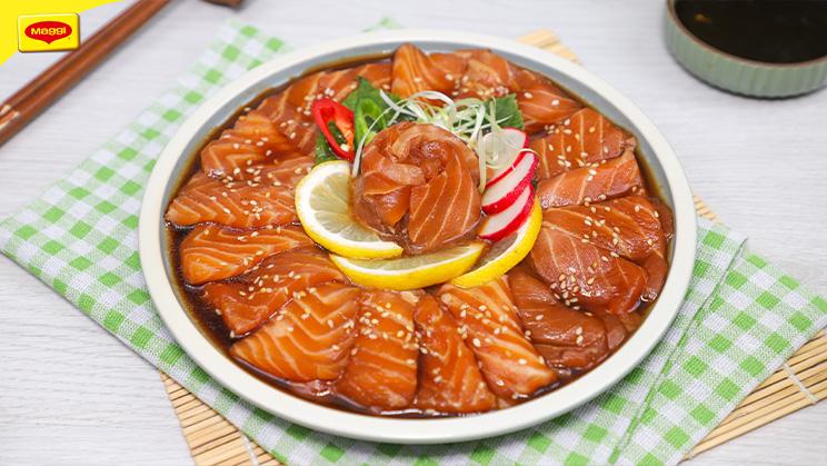 Cá hồi ngâm tương - món ăn “sốt sình sịch” trên mạng xã hội